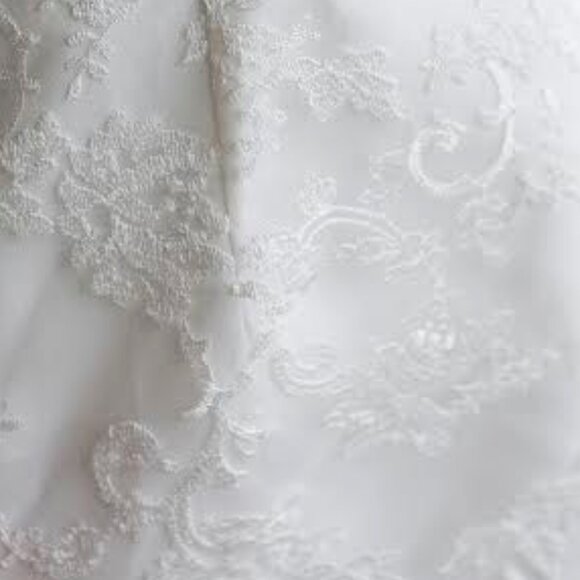 SZ 8 WEDDING DRESS, LIGHT IVORY - Picture 9 of 9